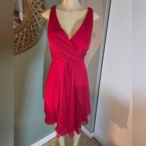 EUC David's Bridal braids maid dress style F13307 size 12